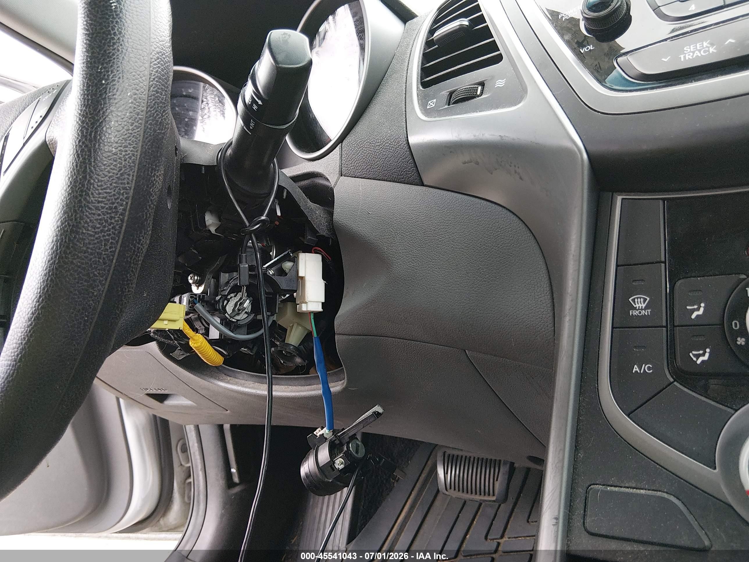 2014 Hyundai Elantra Se Silver vin: KMHDH4AE1EU206936
