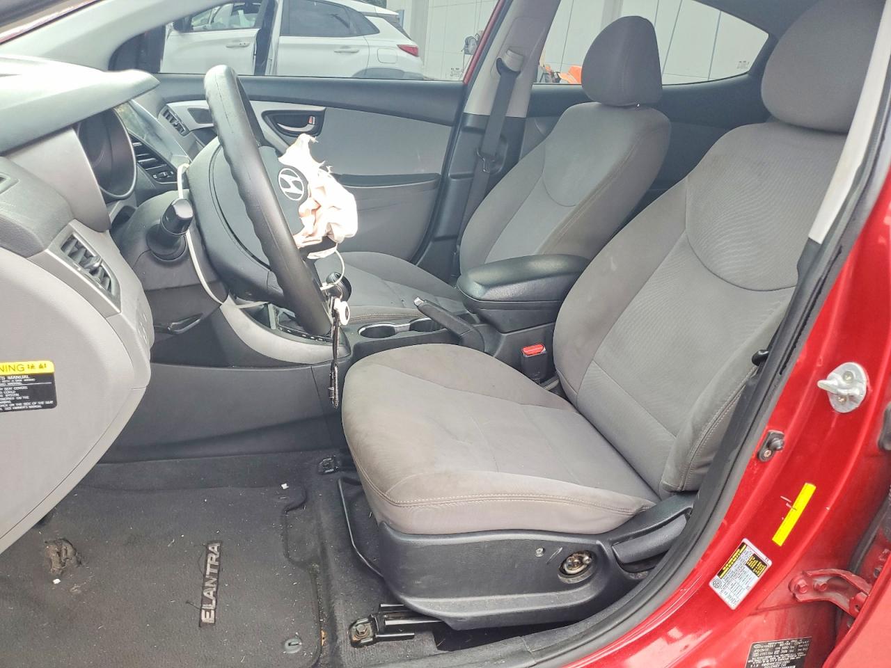 2014 Hyundai Elantra Se Red vin: KMHDH4AE1EU210081