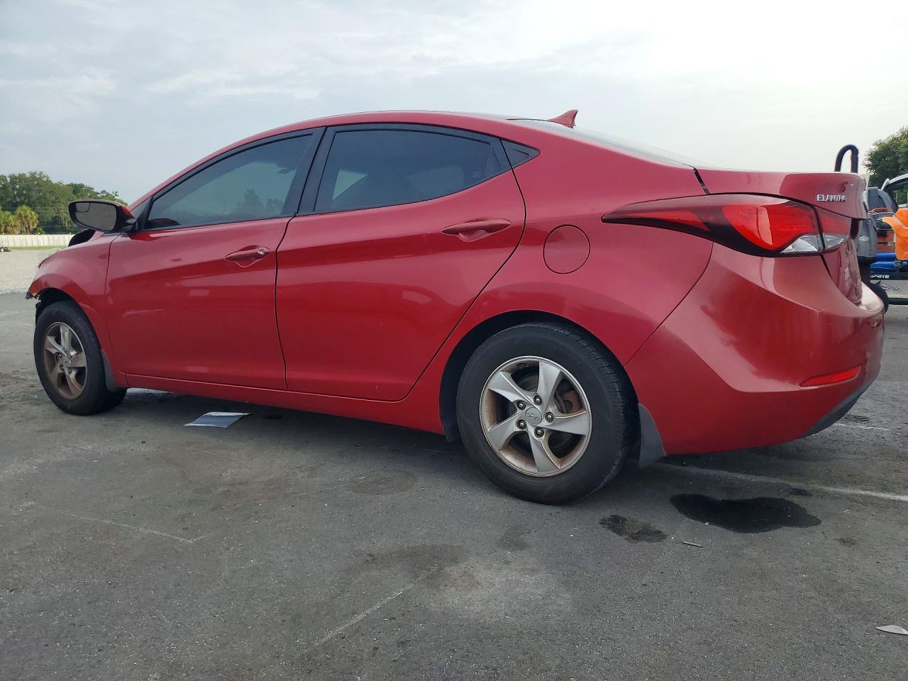 2014 Hyundai Elantra Se Red vin: KMHDH4AE1EU210081