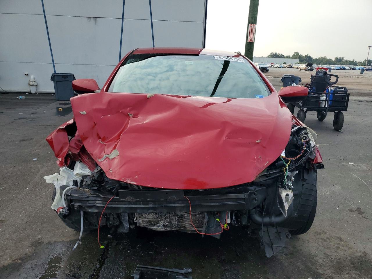 2014 Hyundai Elantra Se Red vin: KMHDH4AE1EU210081
