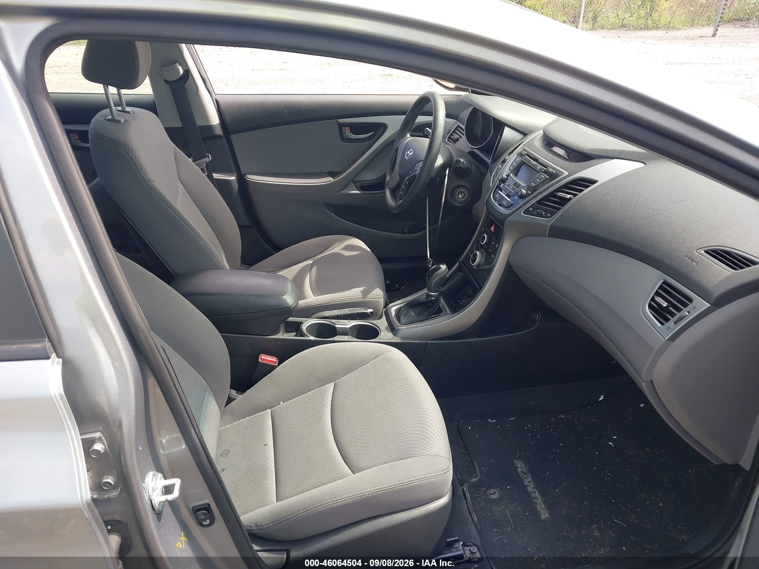 2015 Hyundai Elantra Se Silver vin: KMHDH4AE1FU225794