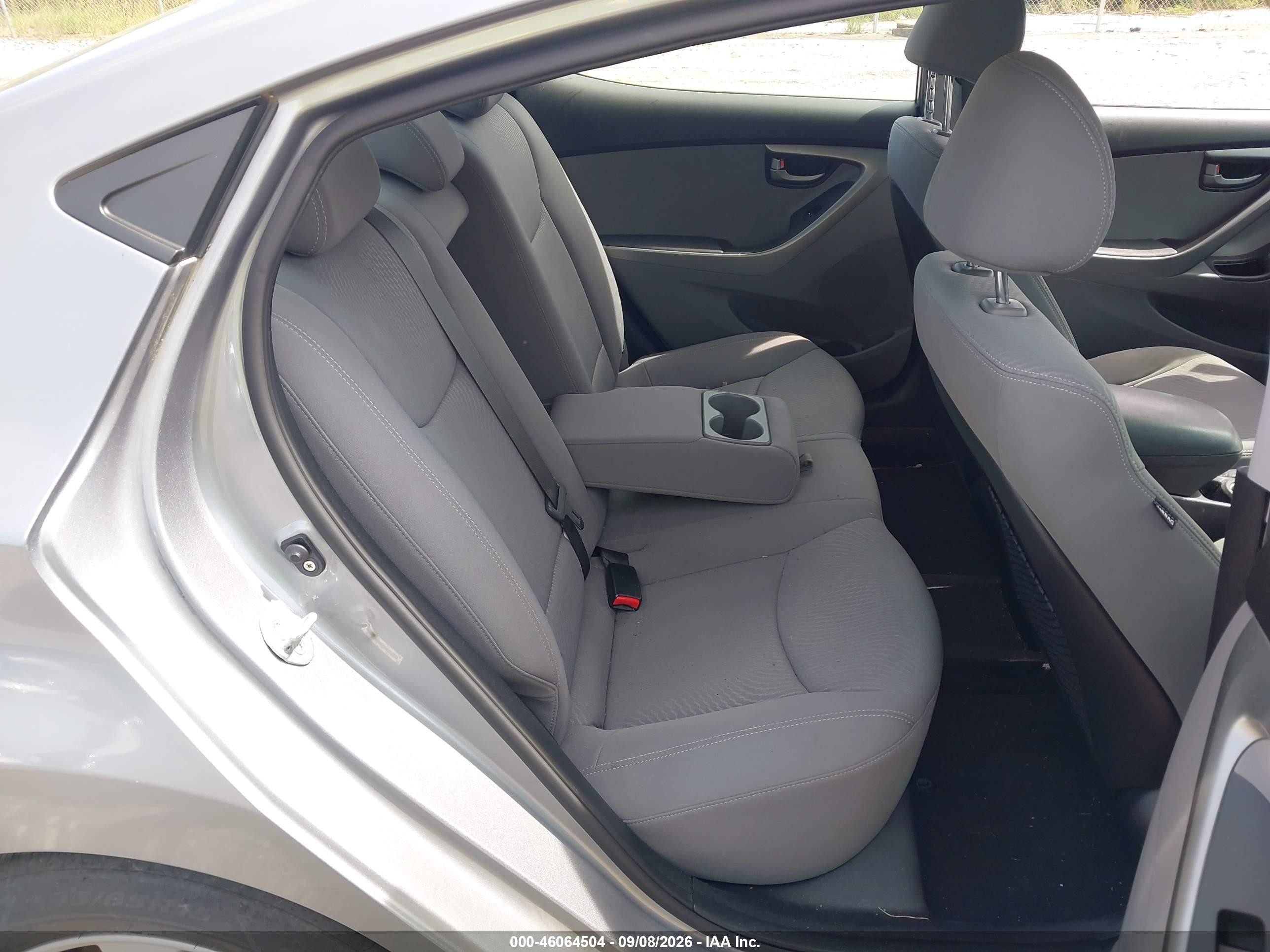 2015 Hyundai Elantra Se Silver vin: KMHDH4AE1FU225794
