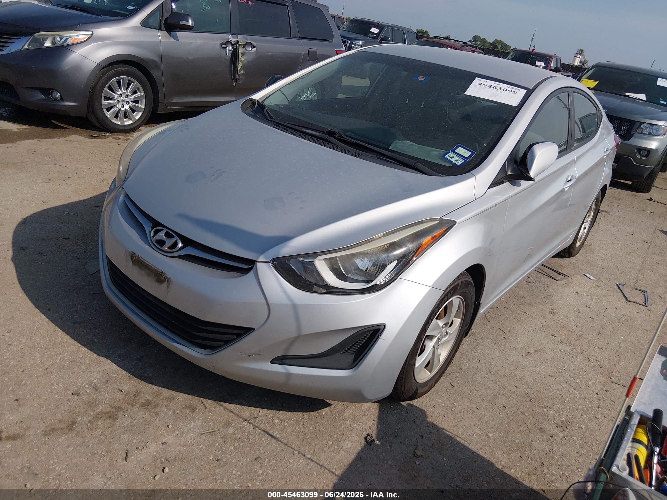 2015 Hyundai Elantra Se Silver vin: KMHDH4AE1FU229523