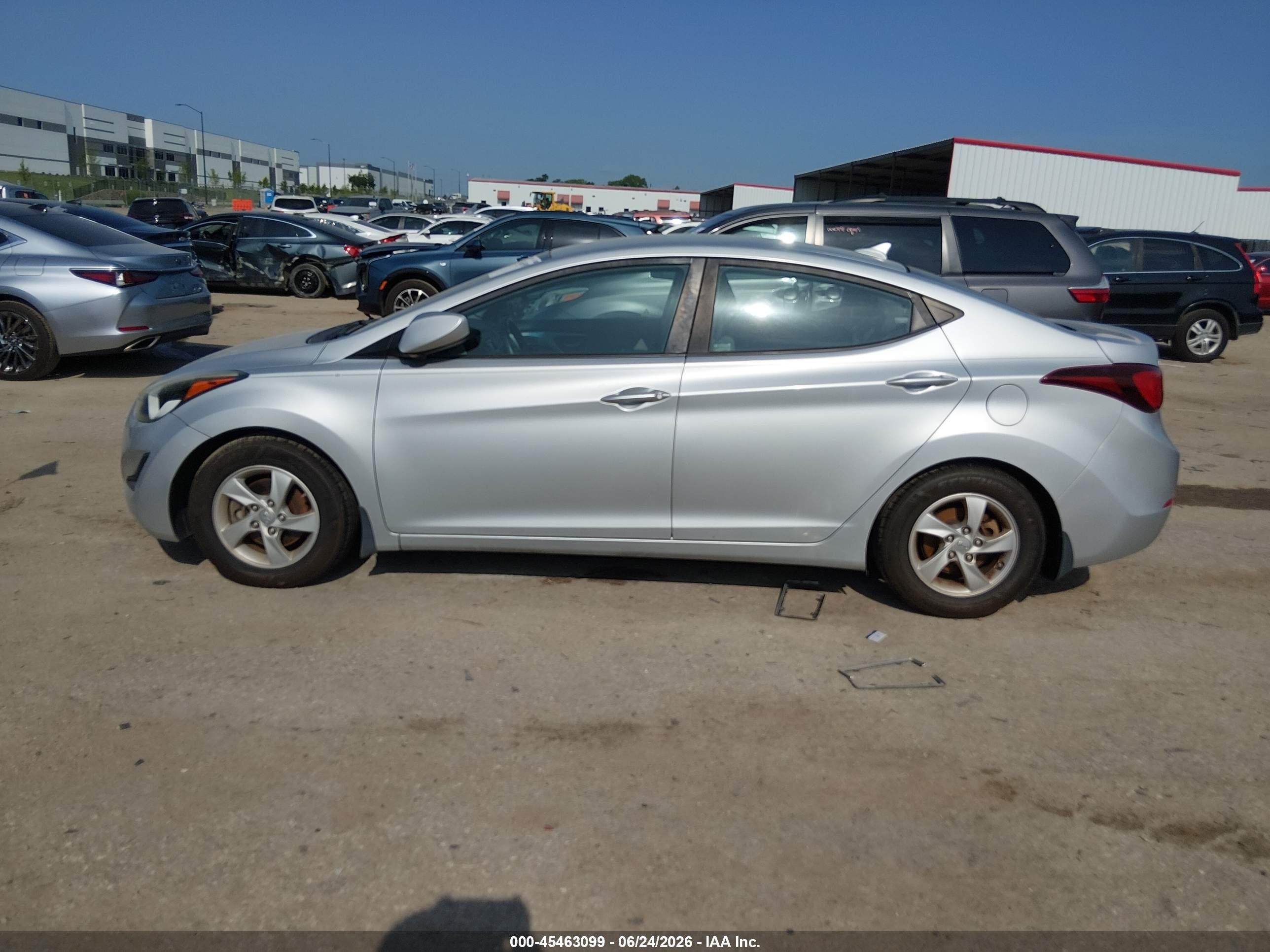 2015 Hyundai Elantra Se Silver vin: KMHDH4AE1FU229523