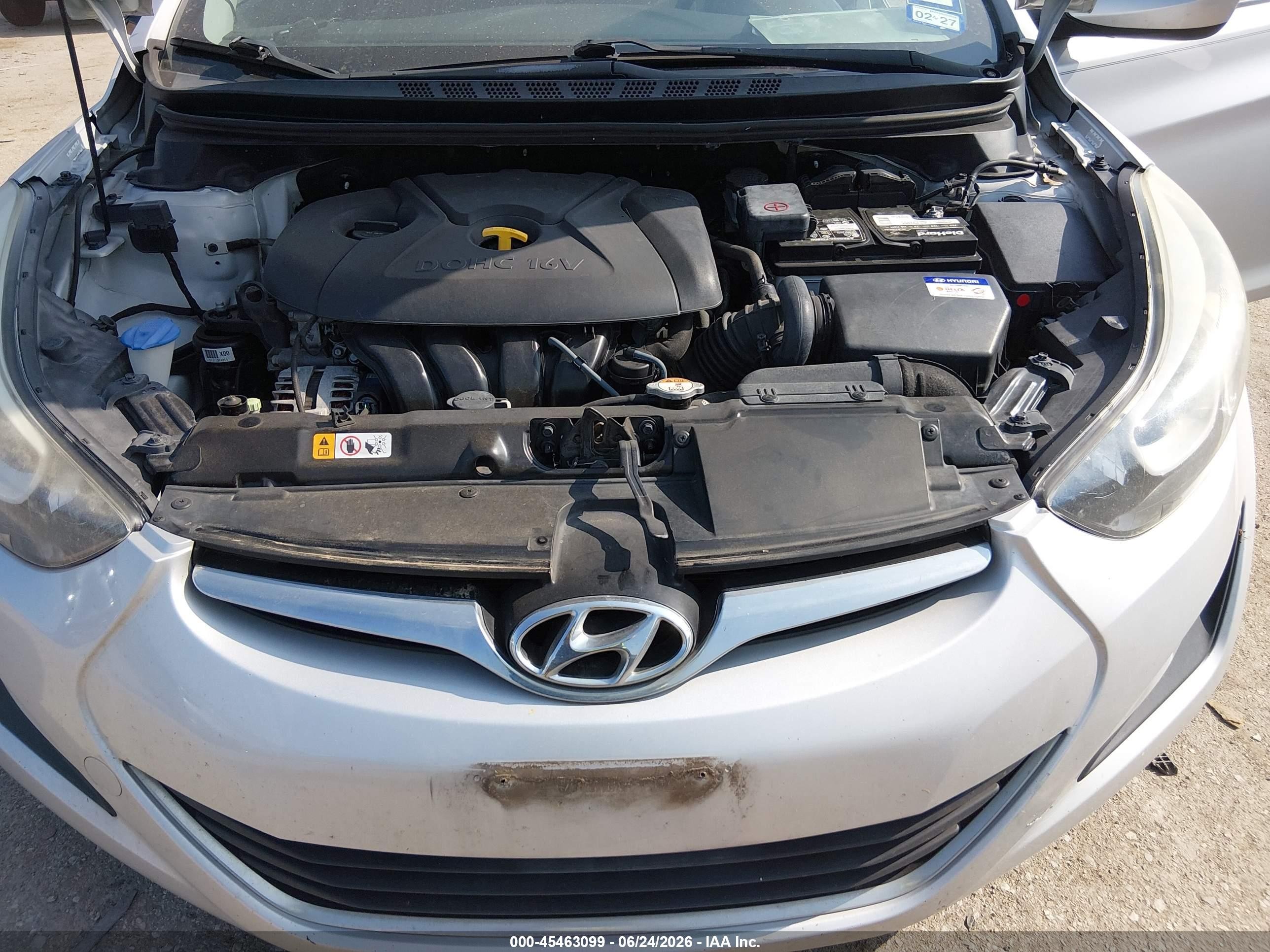 2015 Hyundai Elantra Se Silver vin: KMHDH4AE1FU229523