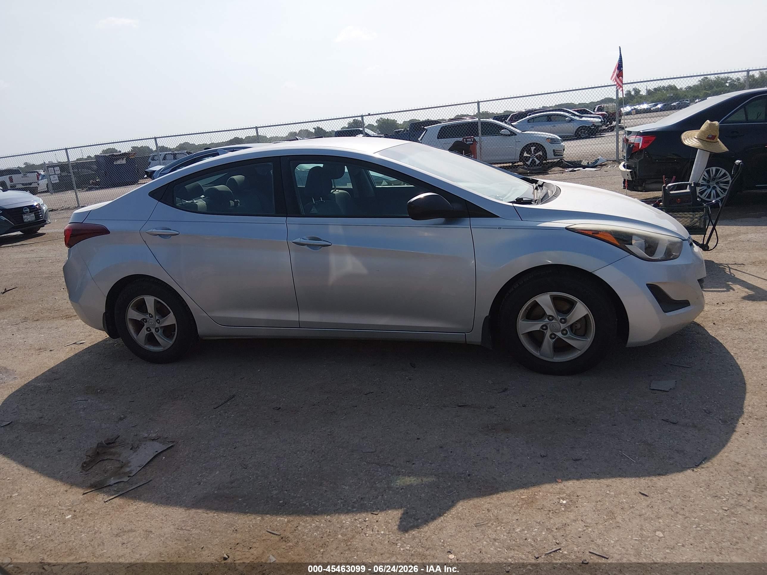 2015 Hyundai Elantra Se Silver vin: KMHDH4AE1FU229523