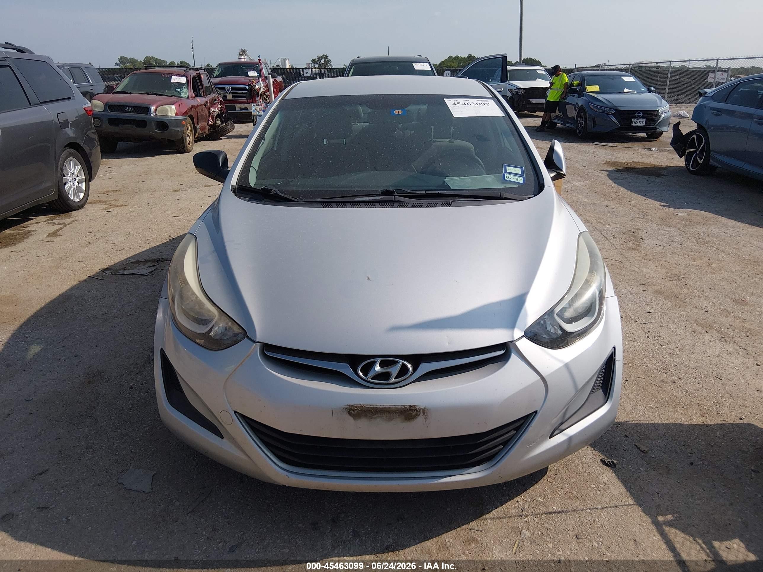 2015 Hyundai Elantra Se Silver vin: KMHDH4AE1FU229523