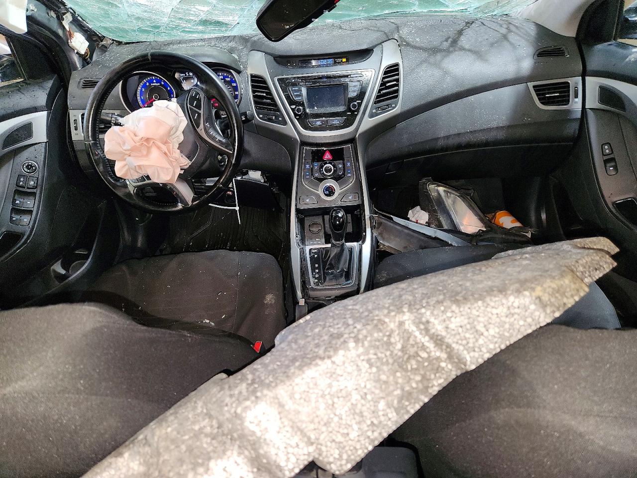 2015 Hyundai Elantra Limited Серебряный vin: KMHDH4AE1FU258343