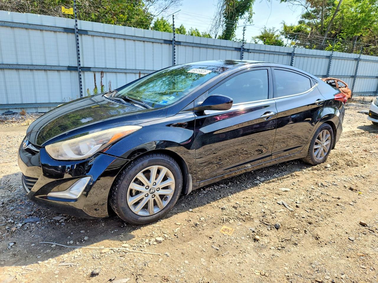 2015 Hyundai Elantra Se Black vin: KMHDH4AE1FU278902