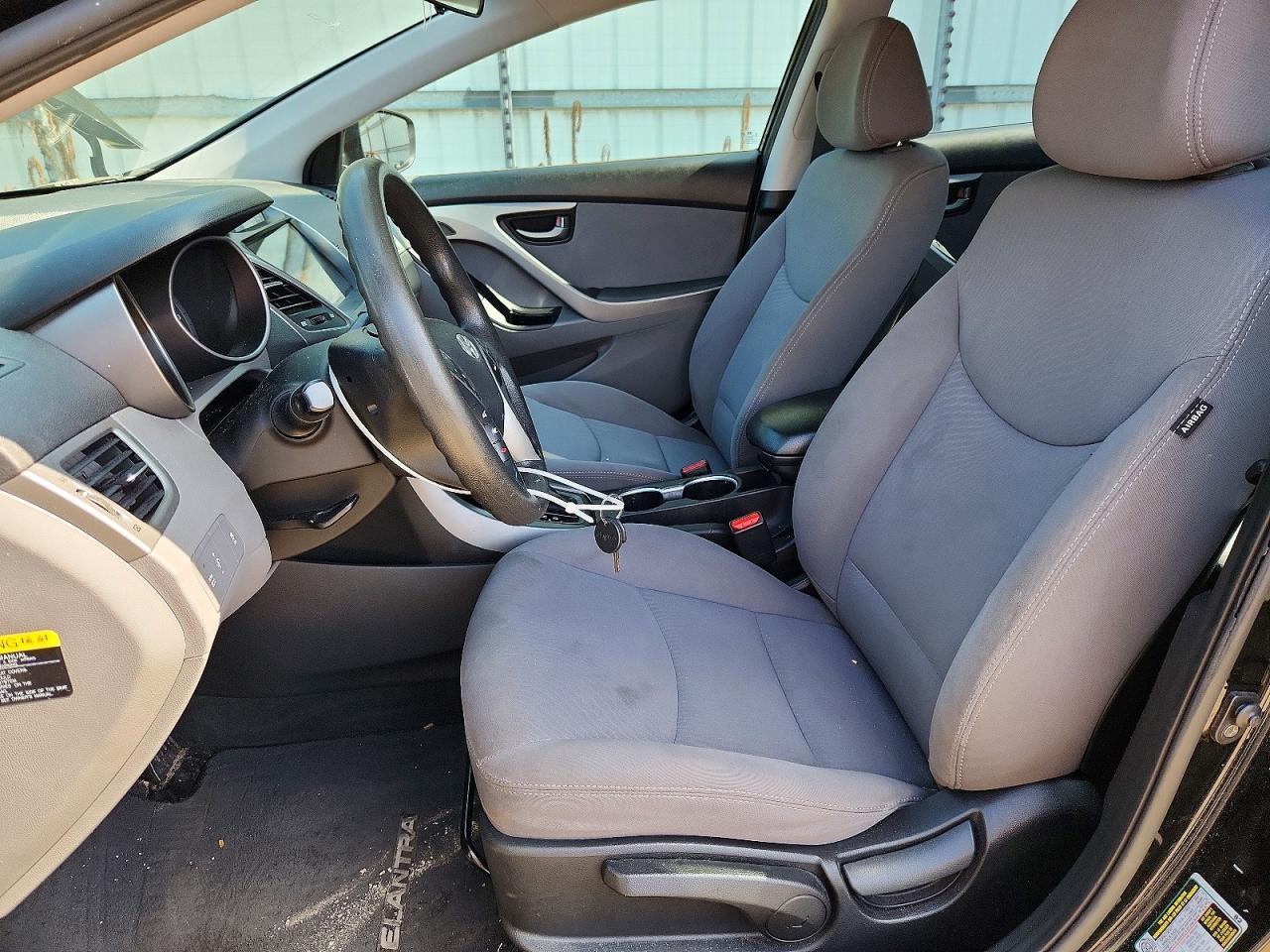 2015 Hyundai Elantra Se Black vin: KMHDH4AE1FU278902