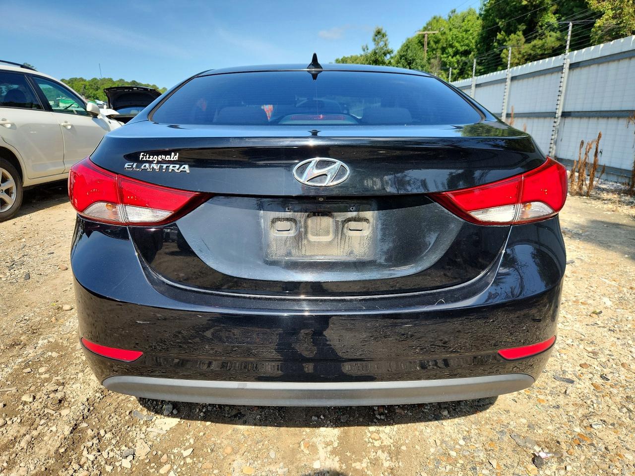 2015 Hyundai Elantra Se Black vin: KMHDH4AE1FU278902