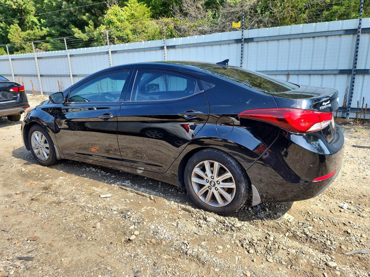 2015 Hyundai Elantra Se Black vin: KMHDH4AE1FU278902