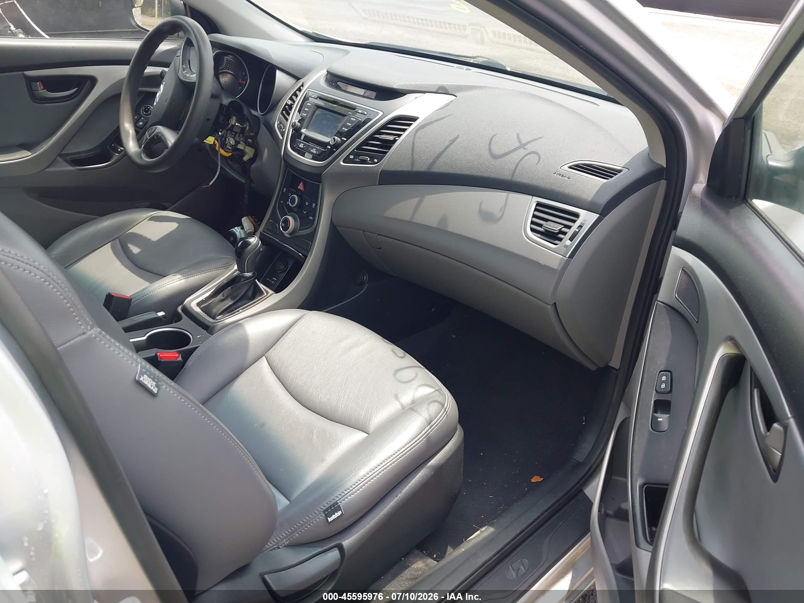 2015 Hyundai Elantra Se (ulsan Plant) Silver vin: KMHDH4AE1FU299538