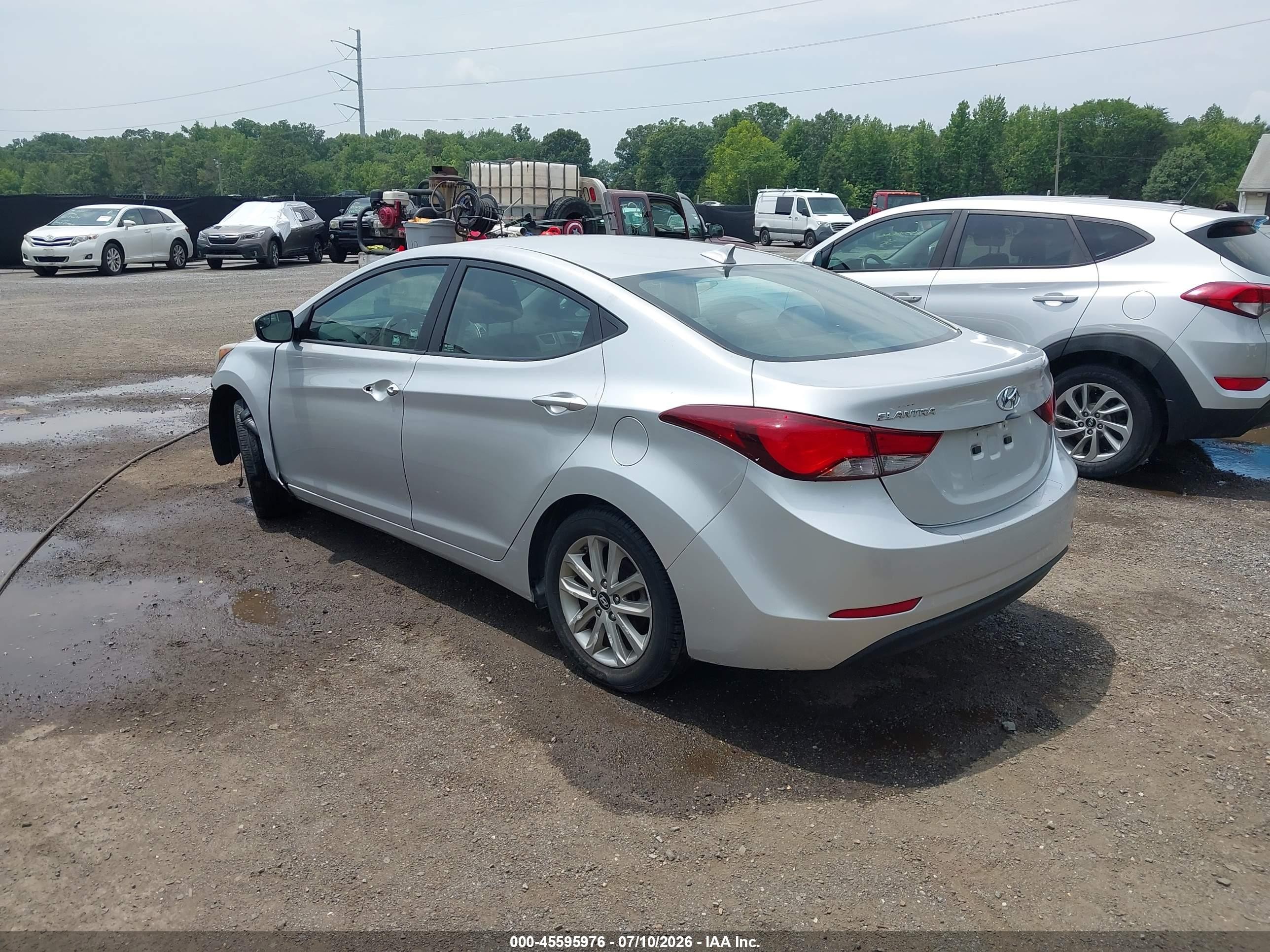 2015 Hyundai Elantra Se (ulsan Plant) Silver vin: KMHDH4AE1FU299538