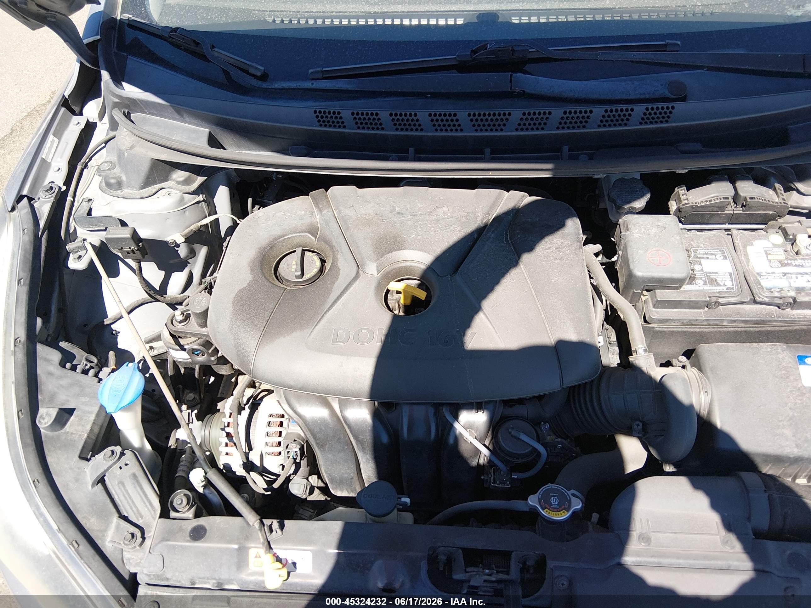 2015 Hyundai Elantra Se Silver vin: KMHDH4AE1FU301417