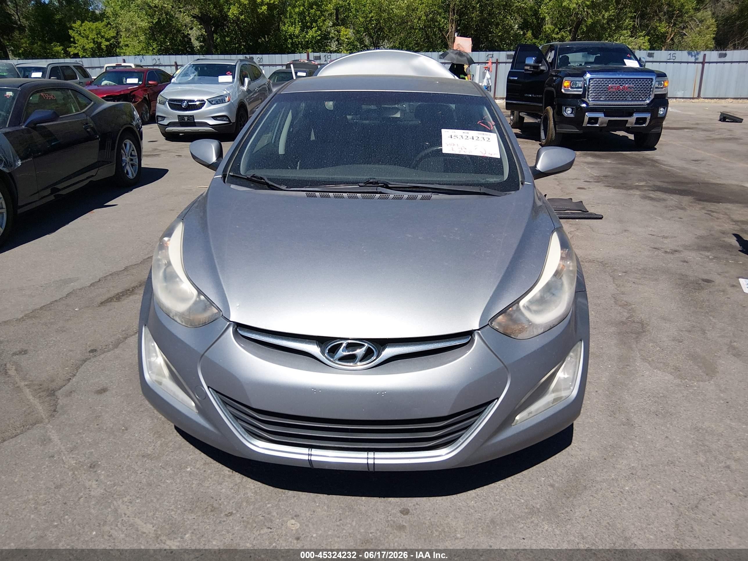 2015 Hyundai Elantra Se Silver vin: KMHDH4AE1FU301417