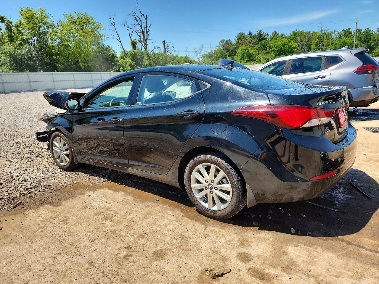 2015 Hyundai Elantra Se Black vin: KMHDH4AE1FU302907