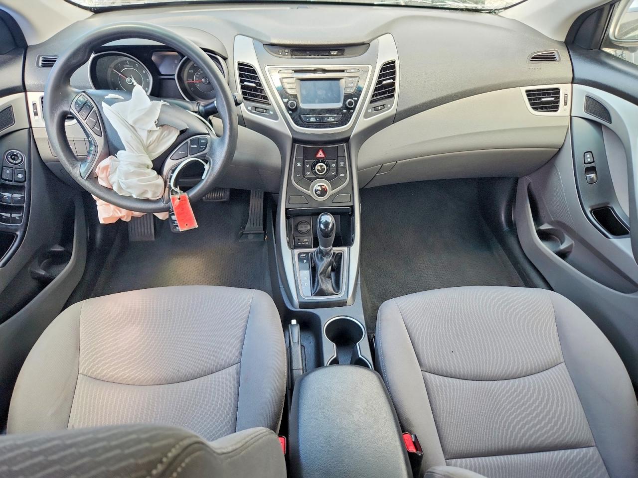 2015 Hyundai Elantra Se Black vin: KMHDH4AE1FU302907