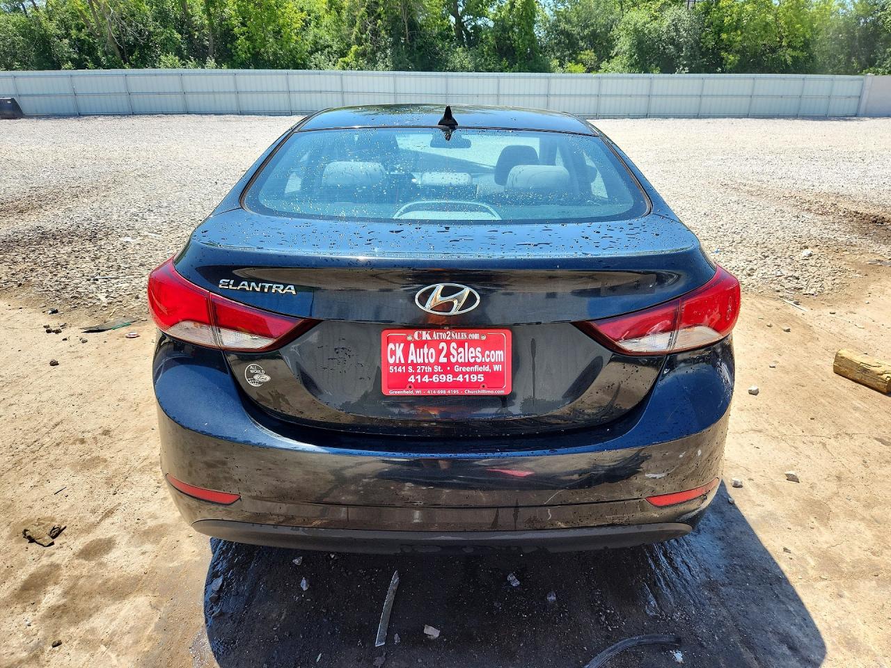 2015 Hyundai Elantra Se Black vin: KMHDH4AE1FU302907