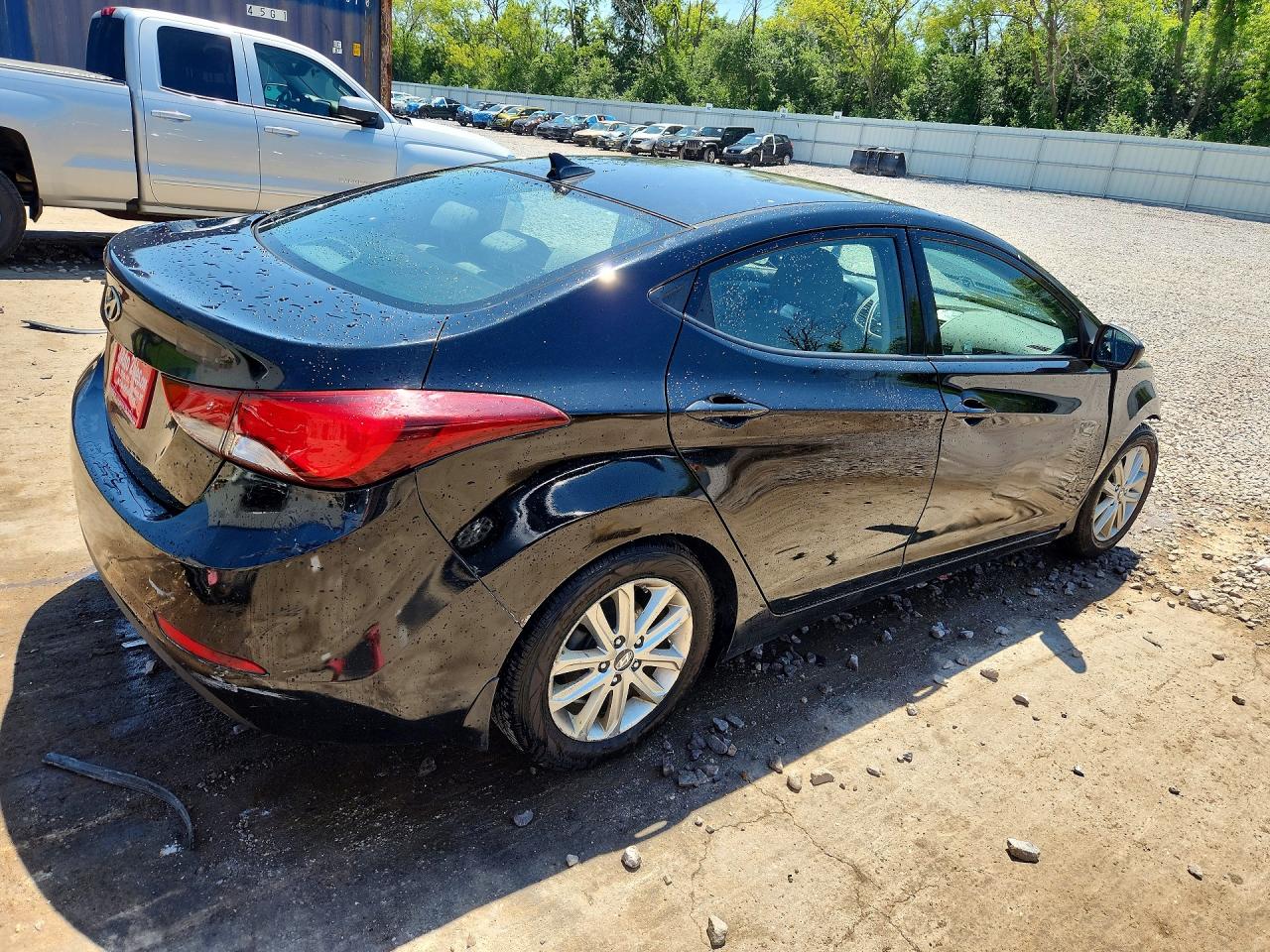 2015 Hyundai Elantra Se Black vin: KMHDH4AE1FU302907