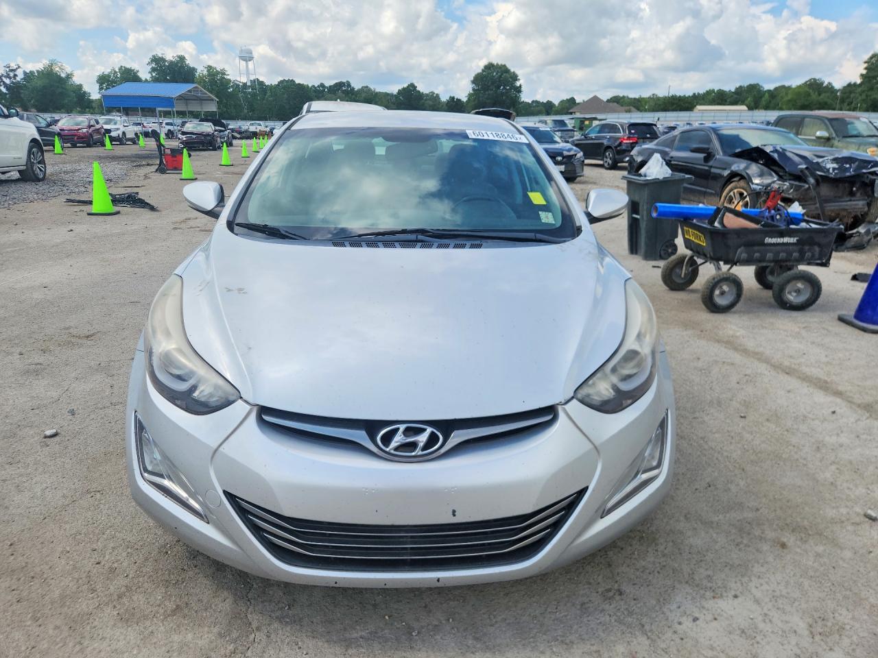 2015 Hyundai Elantra Limited Silver vin: KMHDH4AE1FU326883