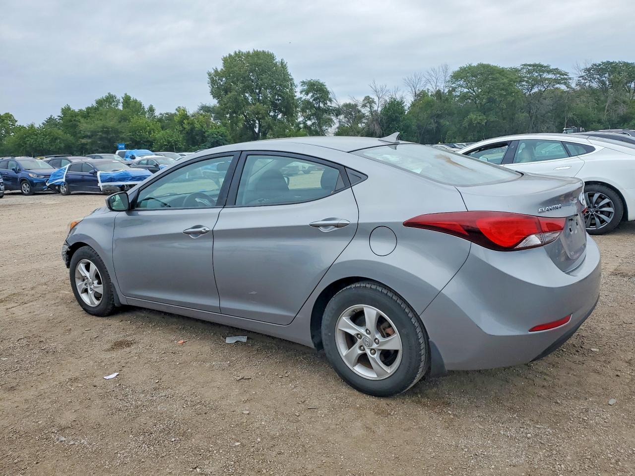 2015 Hyundai Elantra Se Gray vin: KMHDH4AE1FU330089