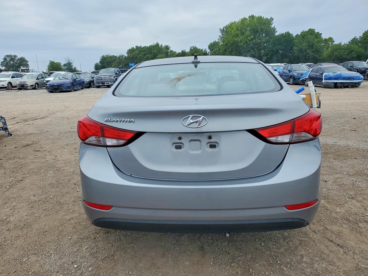 2015 Hyundai Elantra Se Gray vin: KMHDH4AE1FU330089