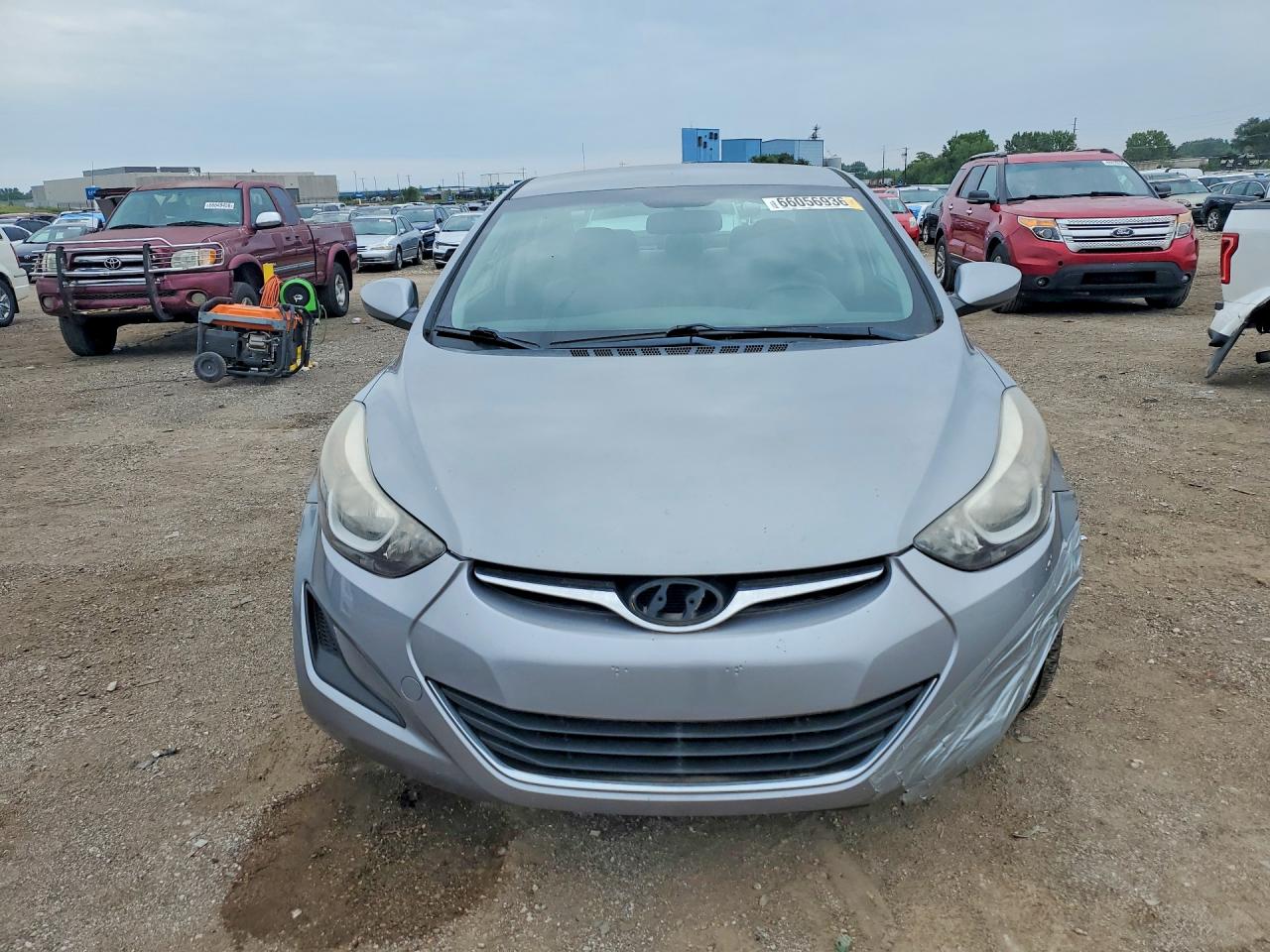 2015 Hyundai Elantra Se Gray vin: KMHDH4AE1FU330089