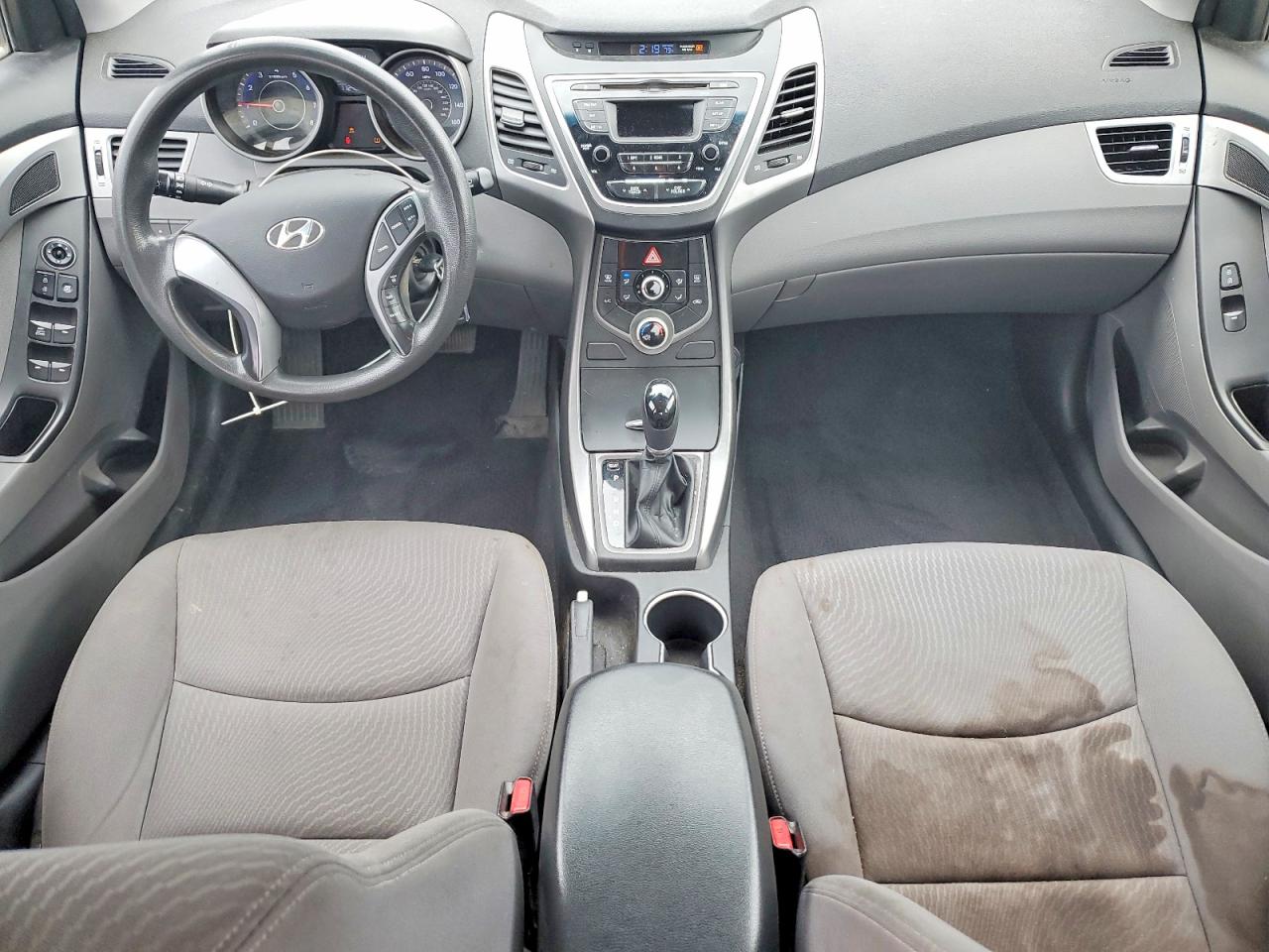 2015 Hyundai Elantra Se Gray vin: KMHDH4AE1FU330089