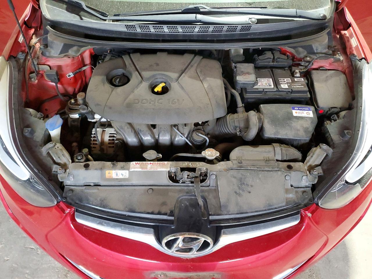 2015 Hyundai Elantra Se Красный vin: KMHDH4AE1FU332957