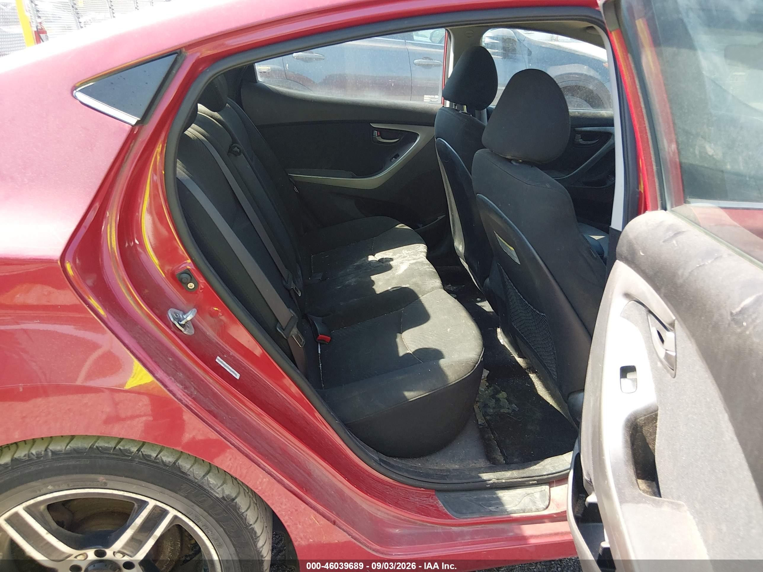 2015 Hyundai Elantra Se Красный vin: KMHDH4AE1FU354814