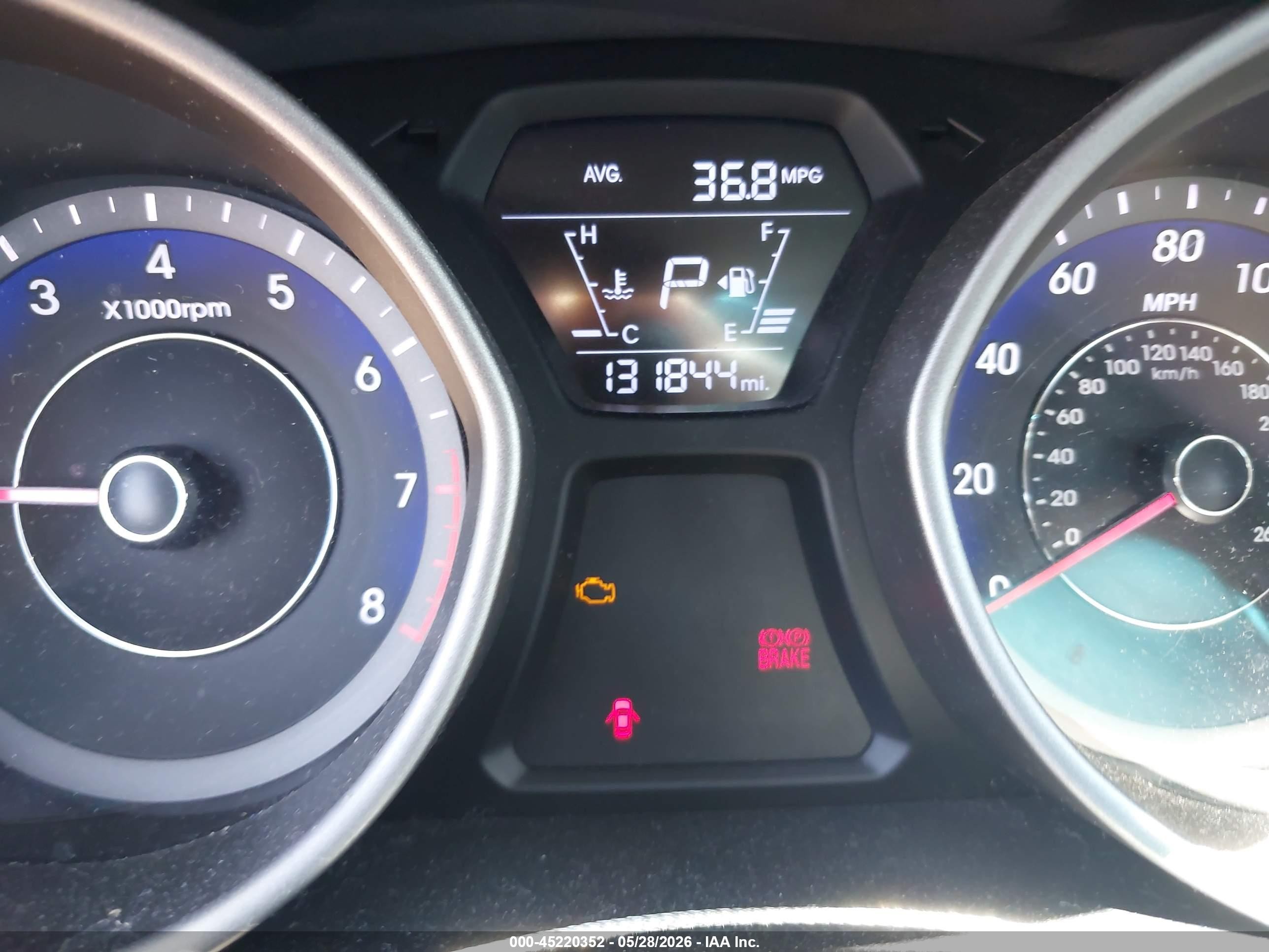 2015 Hyundai Elantra Se Red vin: KMHDH4AE1FU355042