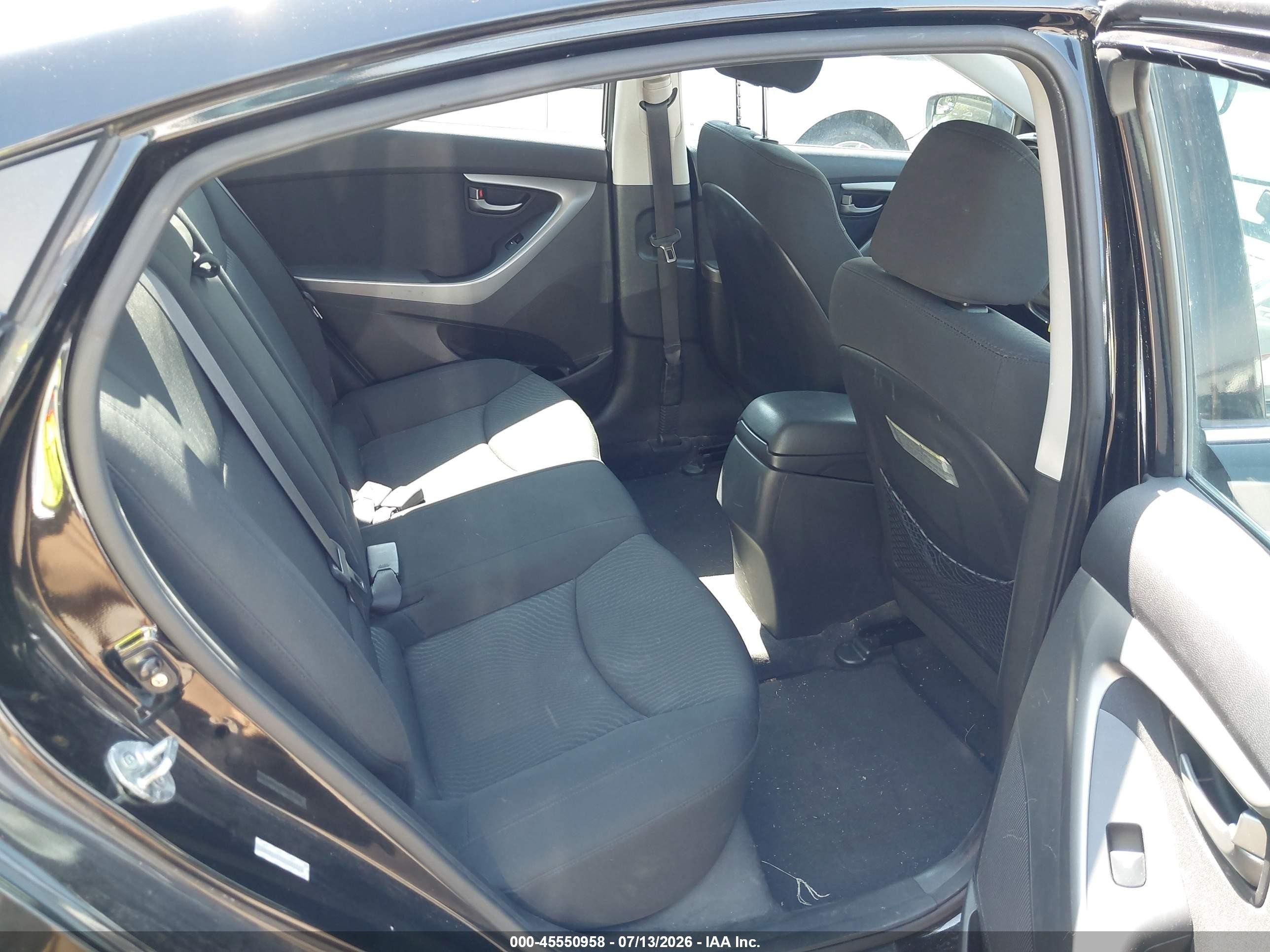 2015 Hyundai Elantra Se Черный vin: KMHDH4AE1FU357258