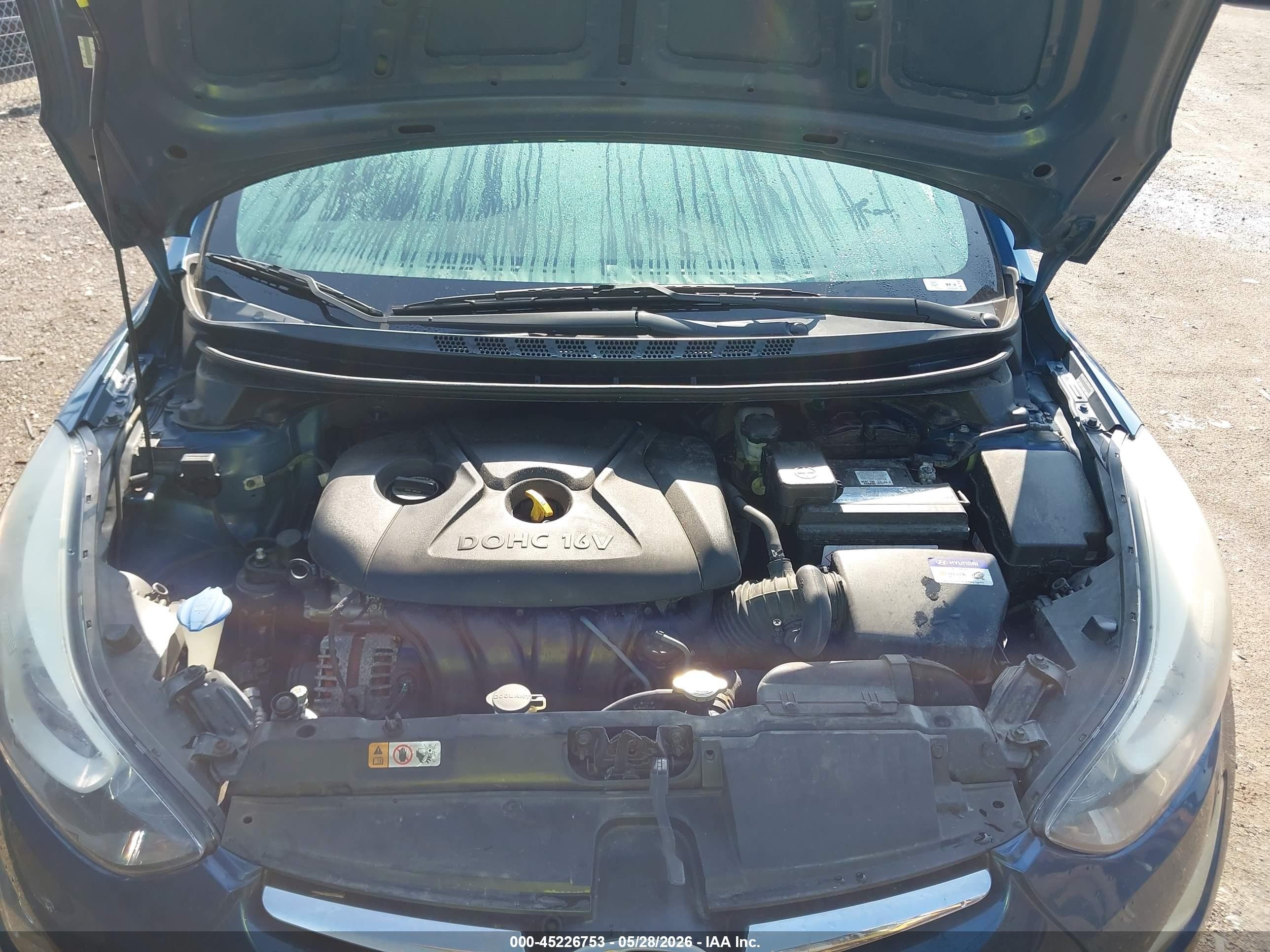 2015 Hyundai Elantra Se Blue vin: KMHDH4AE1FU360466