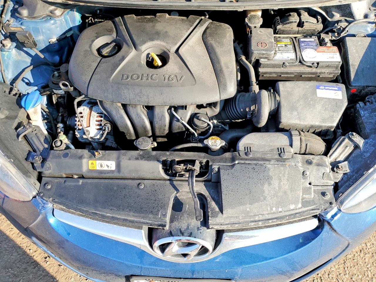 2015 Hyundai Elantra Se Blue vin: KMHDH4AE1FU377980
