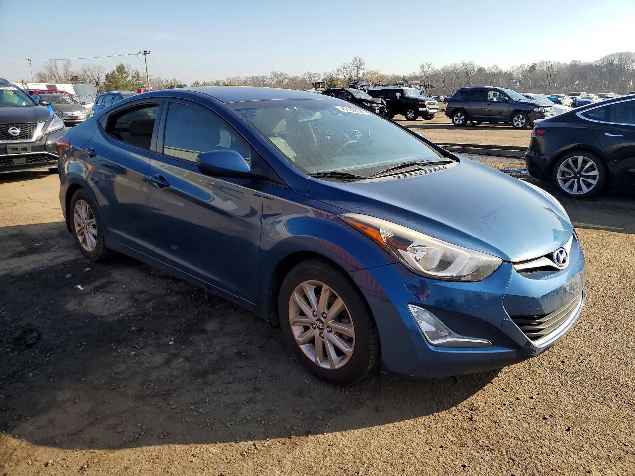 2015 Hyundai Elantra Se Blue vin: KMHDH4AE1FU377980