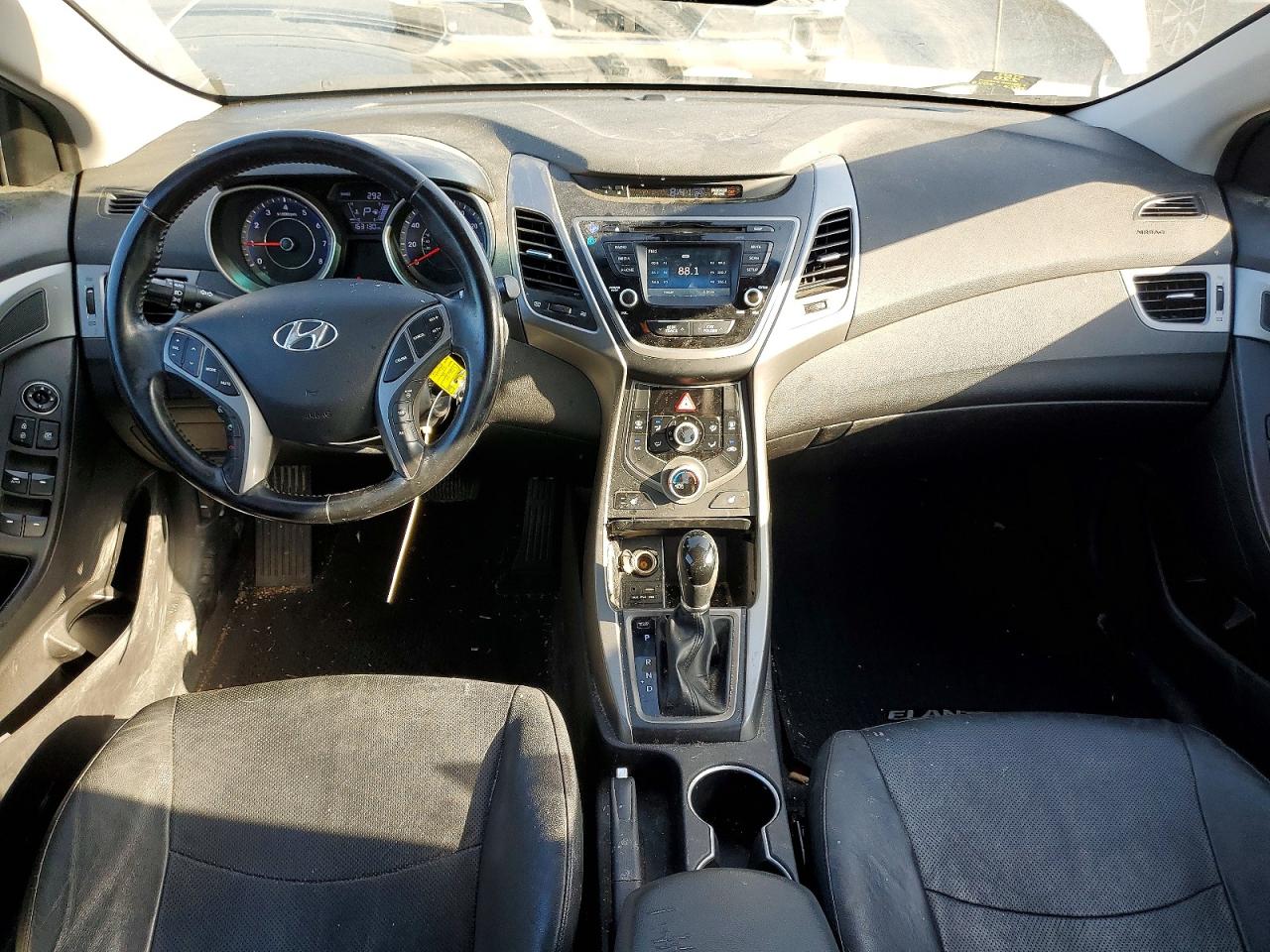 2015 Hyundai Elantra Limited Gray vin: KMHDH4AE1FU389658
