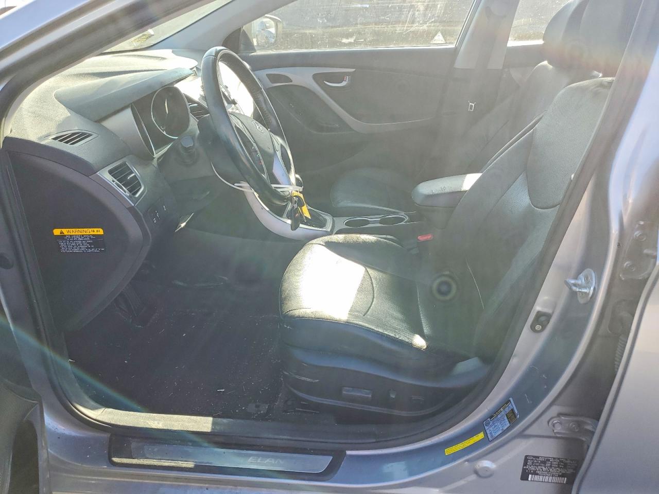 2015 Hyundai Elantra Limited Gray vin: KMHDH4AE1FU389658