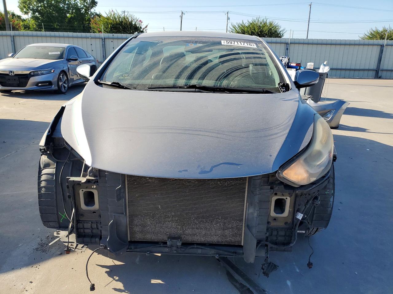 2015 Hyundai Elantra Limited Gray vin: KMHDH4AE1FU389658