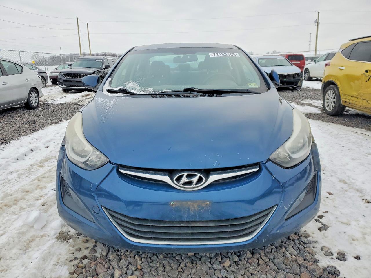 2015 Hyundai Elantra Se Blue vin: KMHDH4AE1FU423551