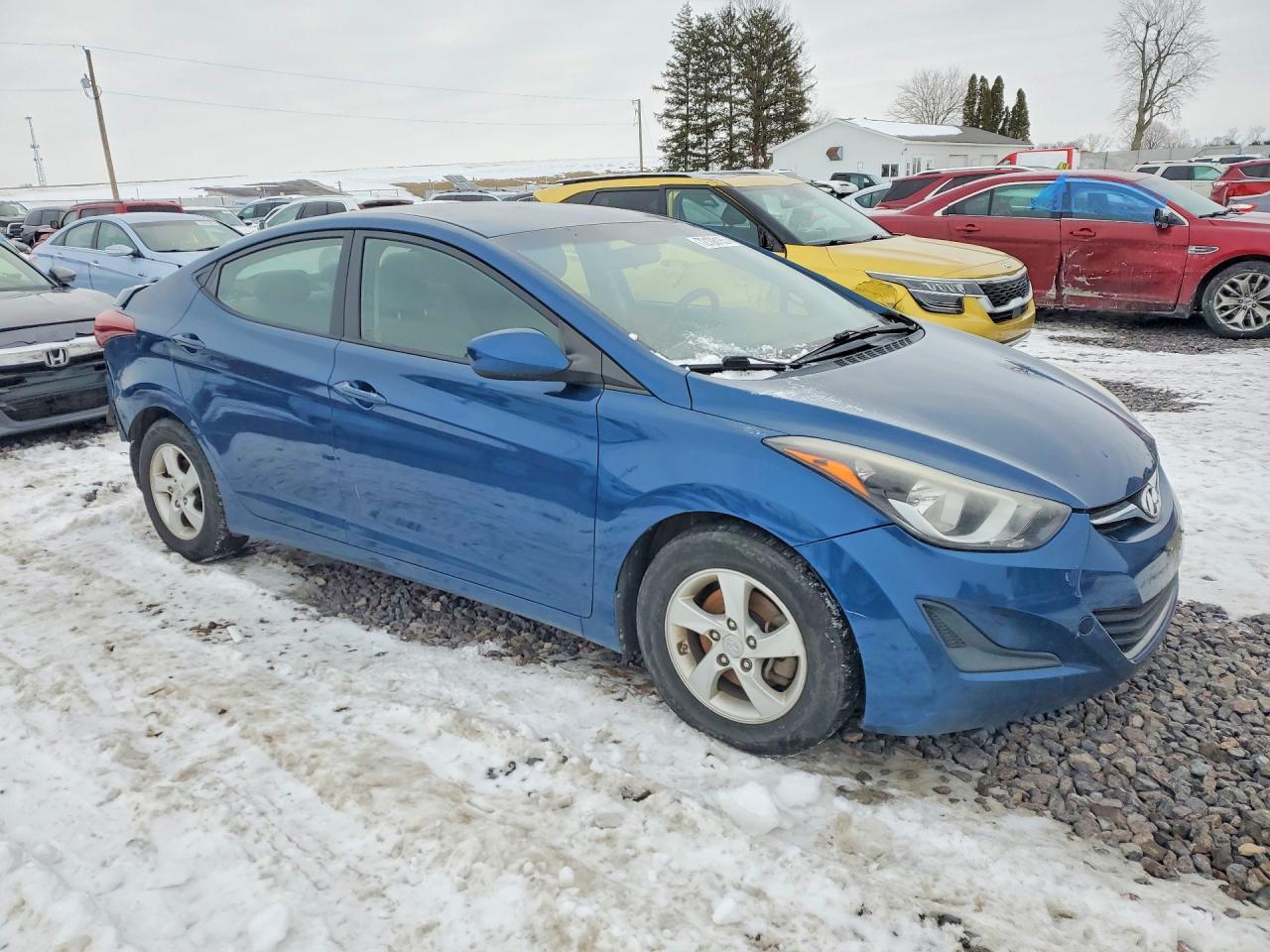 2015 Hyundai Elantra Se Blue vin: KMHDH4AE1FU423551