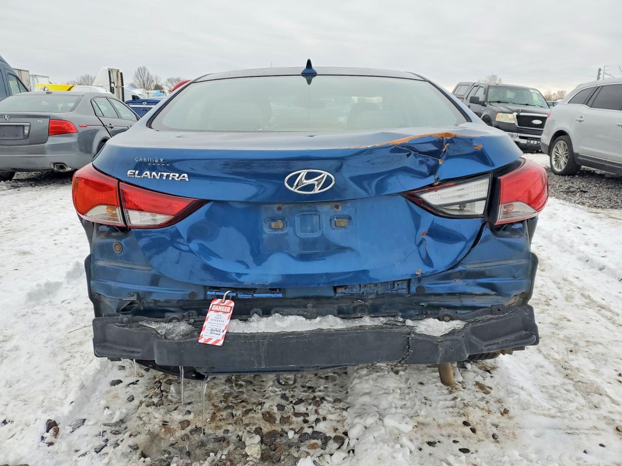 2015 Hyundai Elantra Se Blue vin: KMHDH4AE1FU423551