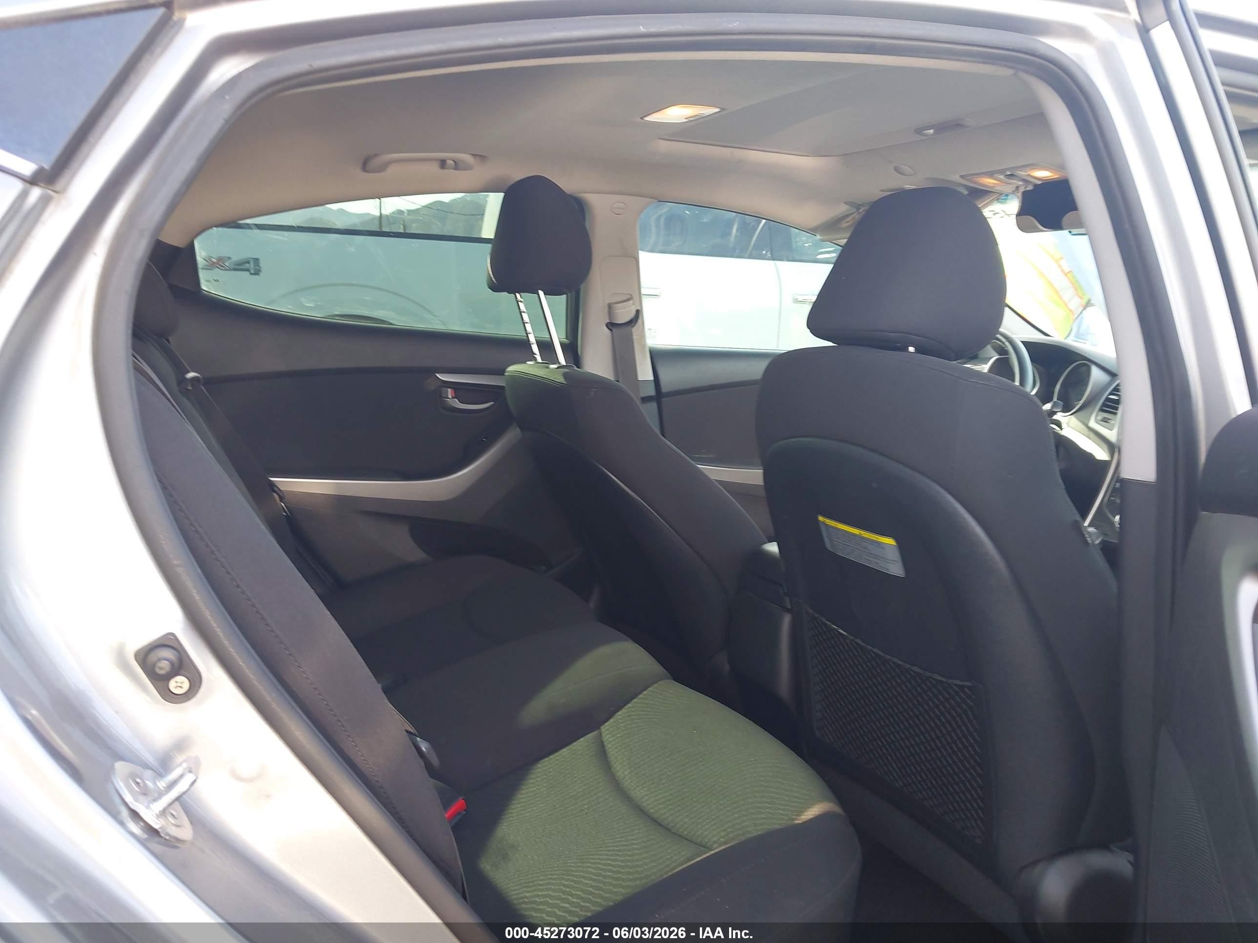 2015 Hyundai Elantra Se Silver vin: KMHDH4AE1FU446666