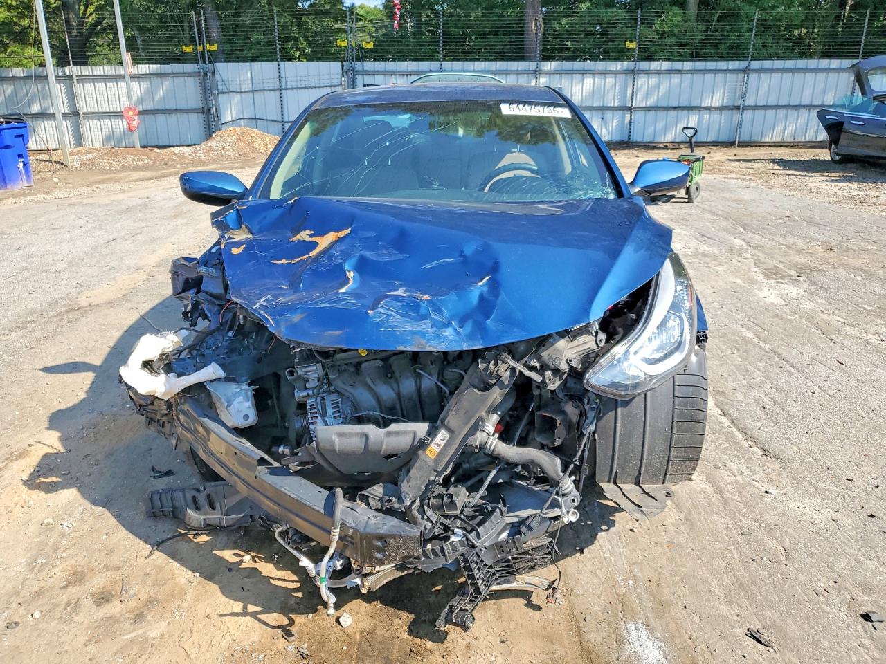 2015 Hyundai Elantra Se Blue vin: KMHDH4AE1FU451608