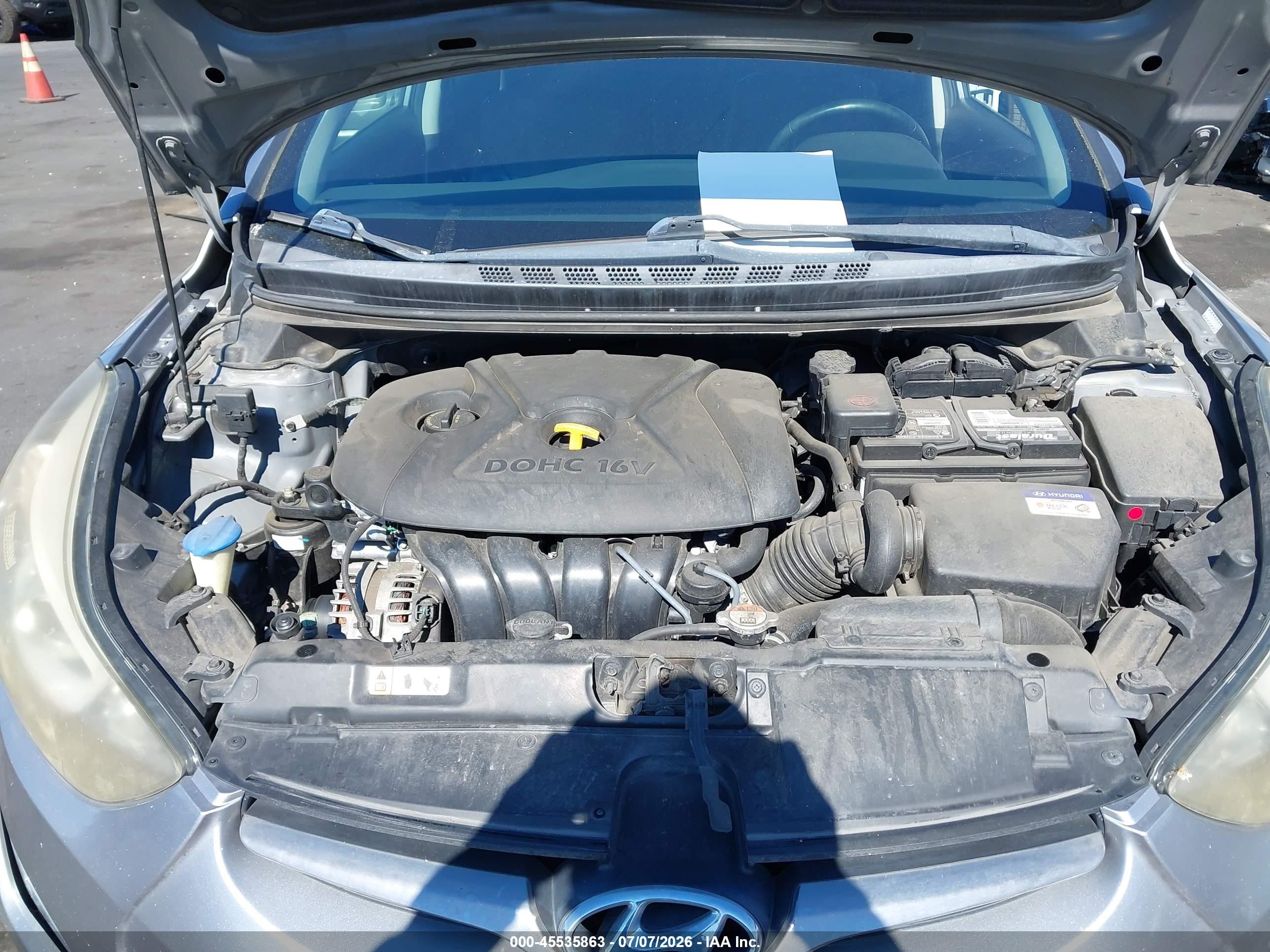 2015 Hyundai Elantra Limited Gray vin: KMHDH4AE1FU452550
