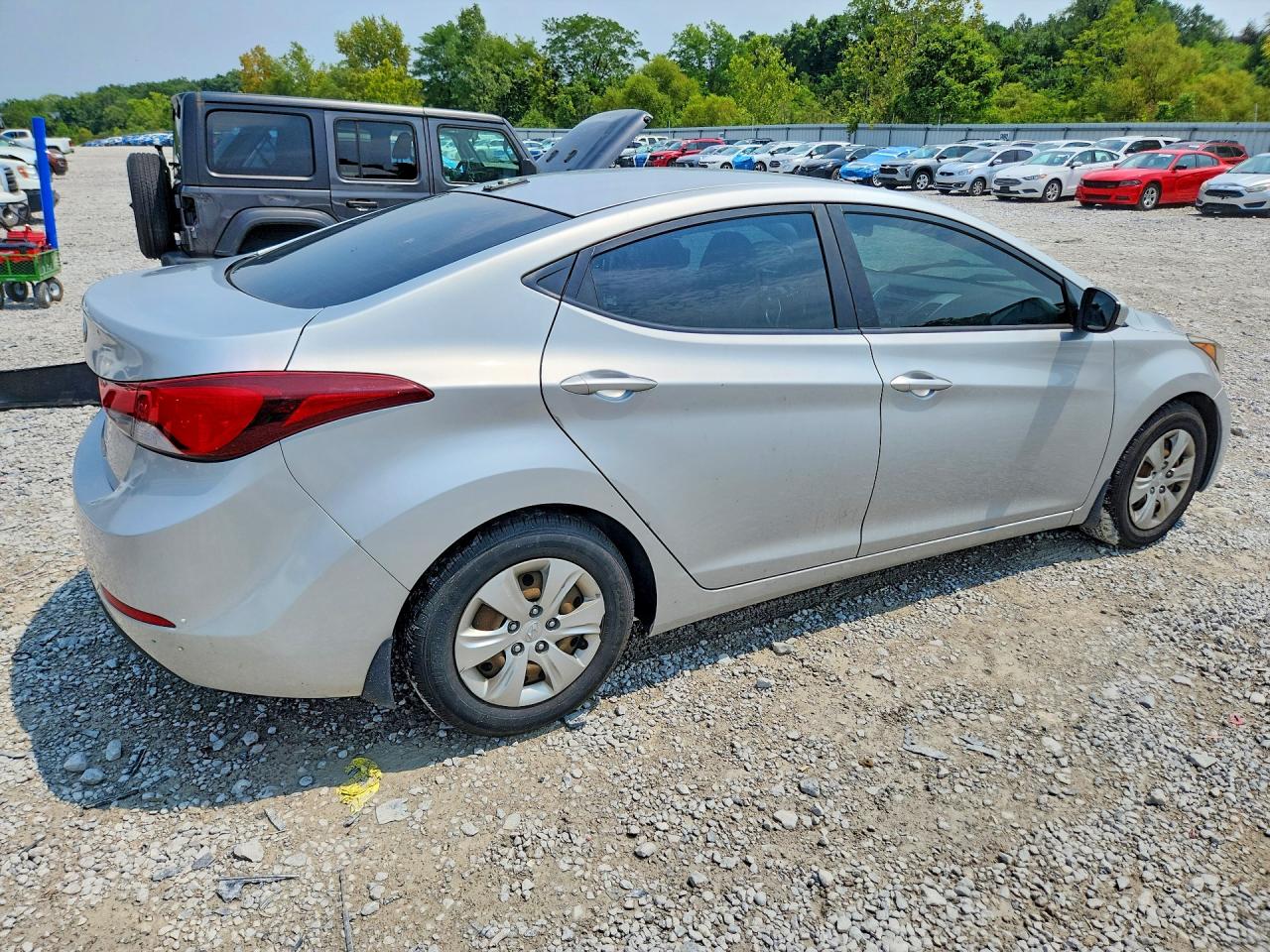 2016 Hyundai Elantra Se Silver vin: KMHDH4AE1GU545683