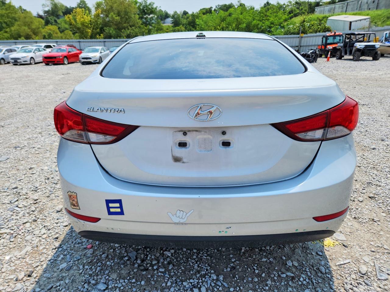 2016 Hyundai Elantra Se Silver vin: KMHDH4AE1GU545683