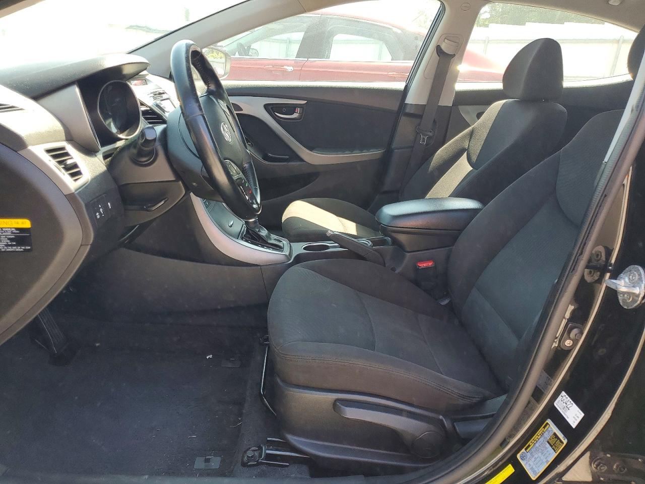 2016 Hyundai Elantra Value Edition Black vin: KMHDH4AE1GU583799