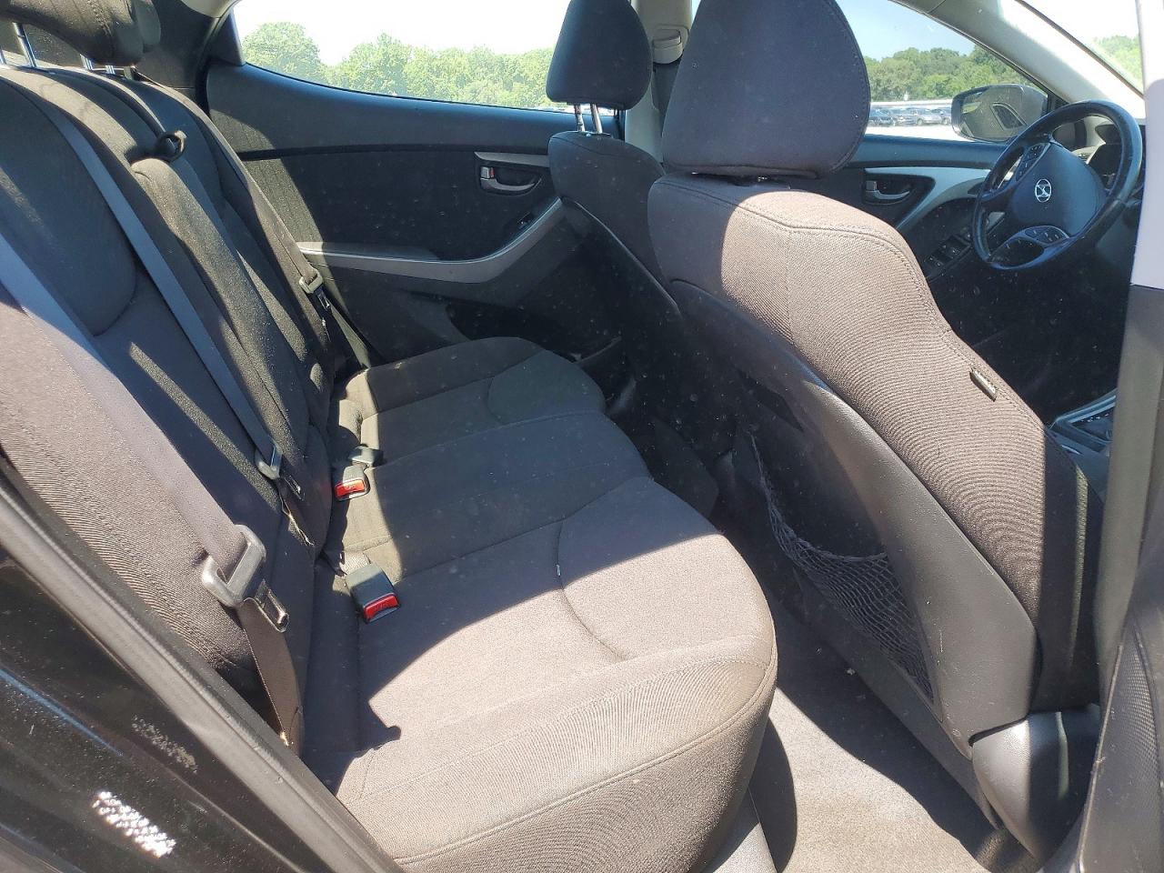 2016 Hyundai Elantra Value Edition Black vin: KMHDH4AE1GU583799