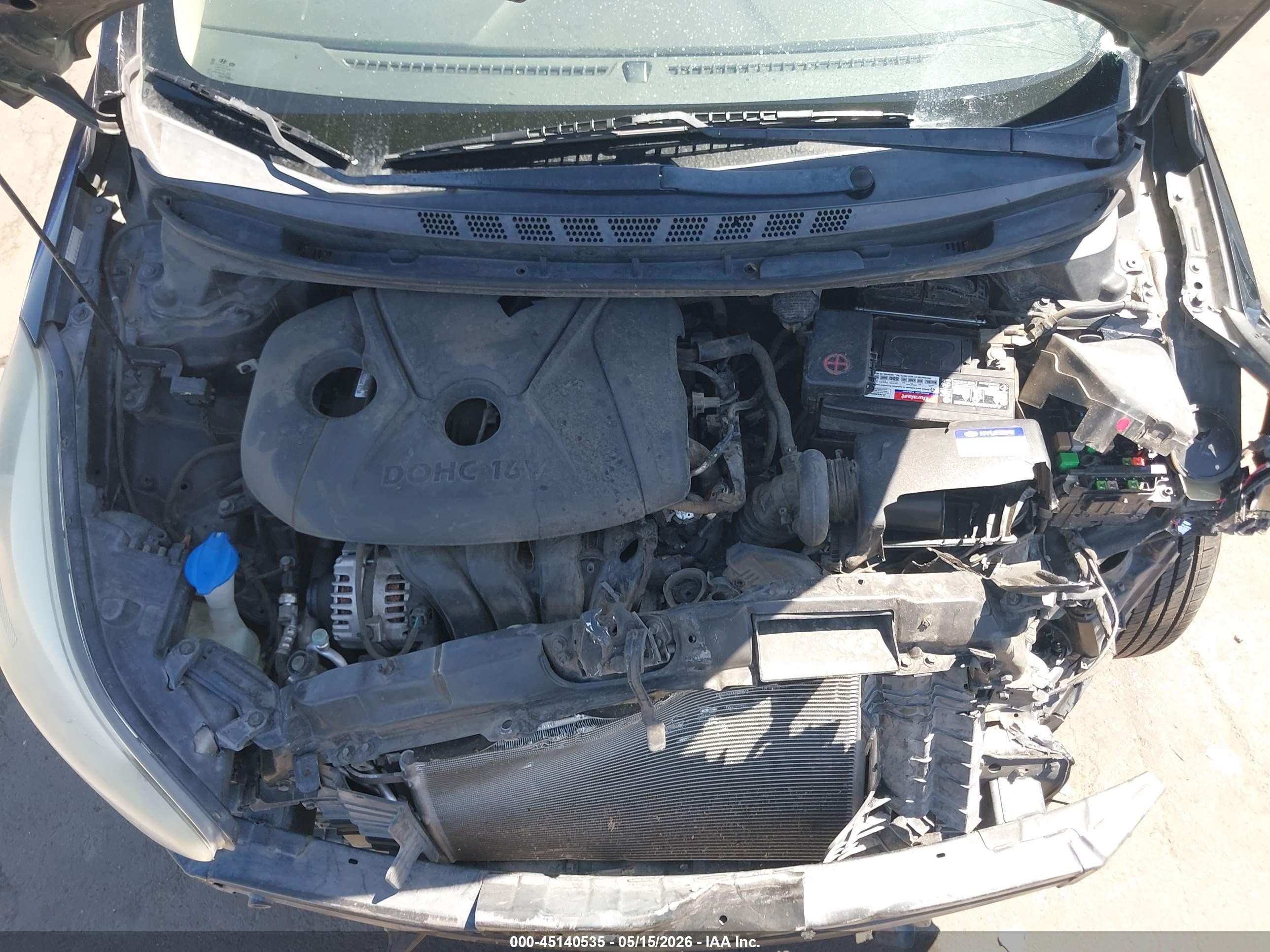 2016 Hyundai Elantra Se Black vin: KMHDH4AE1GU646058